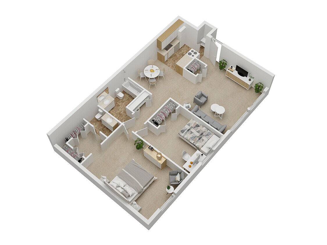 Drummond - 2 Bed 1.5 Bath - 1000 Sq. Ft. - Drummond