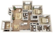 3BR/2BA
