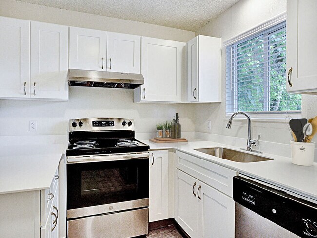 Cocina Sunset Station Apartments Portland, Oregón