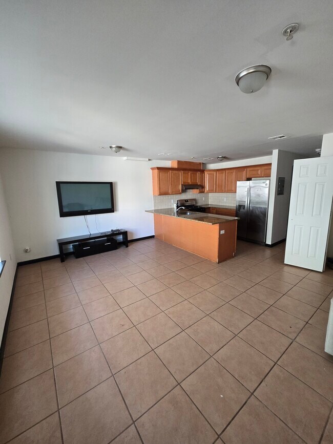 Large Living room area with a double closet in the living room - 382 Avenue C Apartments Unit 1