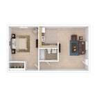 Harbor Inn - One Bedroom, 546 sq. ft.