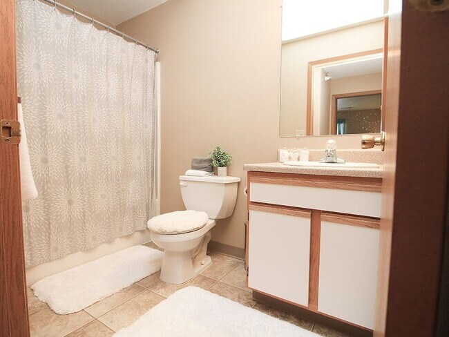 Spacious bathroom