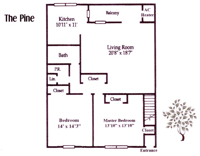 Photo - 2nd Floor: Discover private, elevated views and quiet surroundings in this sunny home, which feat... Unidad U-06