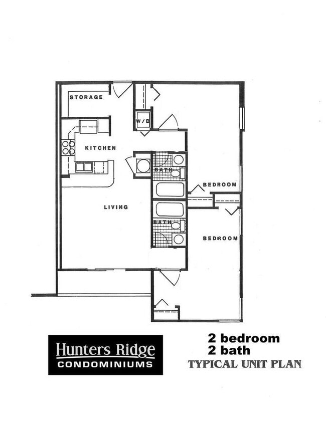 Floor Plan - 1348 Hunters Rd Unit C