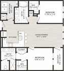 2 Bedroom, 2 Bath