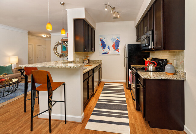 Preston Model Kitchen - Bexley at Preston Apartments
