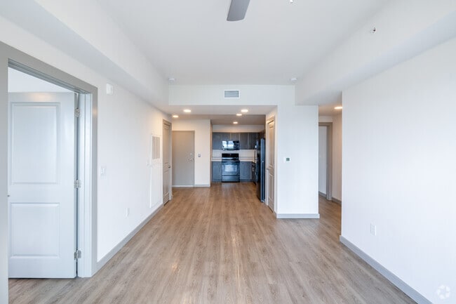 3BR, 2BA - 1,062SF - Living Room/Kitchen