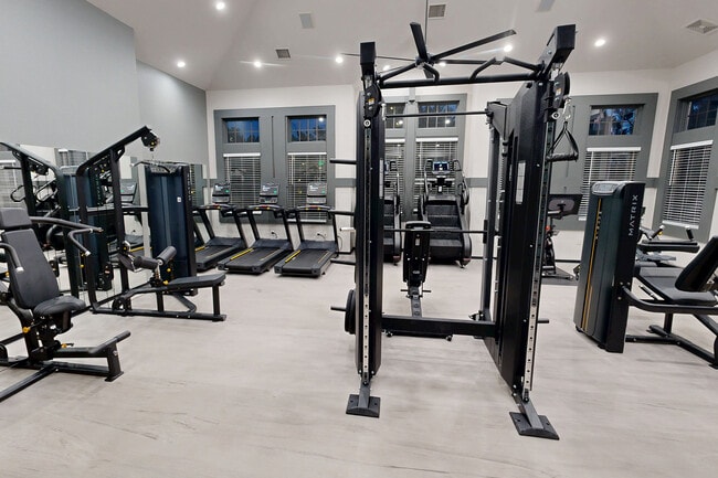 Fully-equipped fitness center with ample cardio and weight equipment