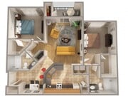 Dos habitaciones