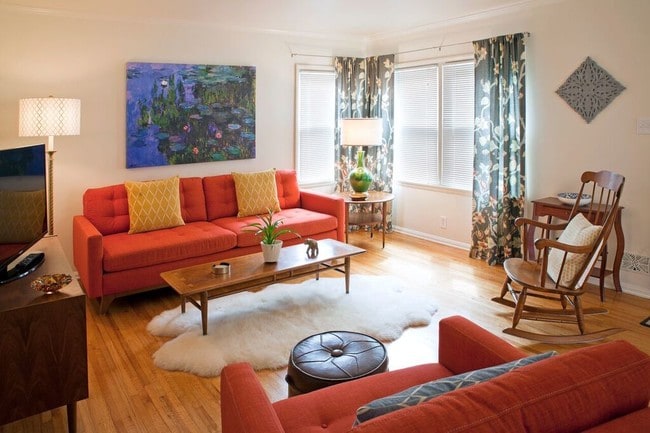 Living Room - 1236 Franklin St Rental