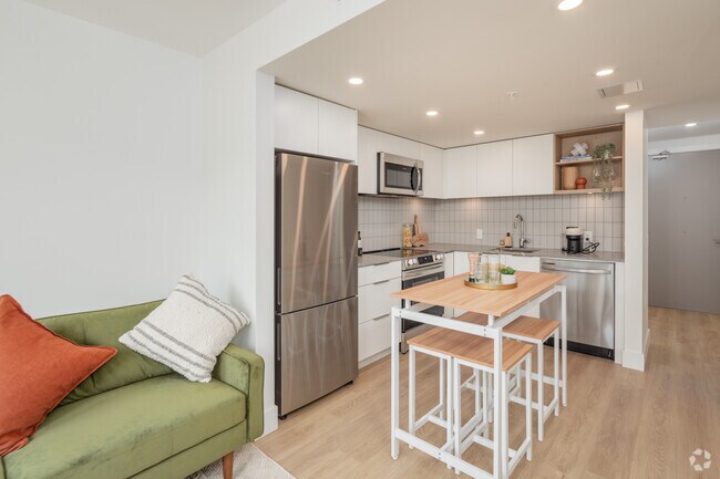 Studio - 400SF - Kitchen - The Hyland