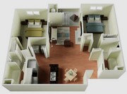 The Edge 2x2 Floorplan