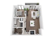 A5 floor plan Grove Central Residences