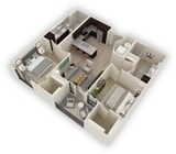 Lewis | 2 camas/2 baños | 90 metros cuadrados