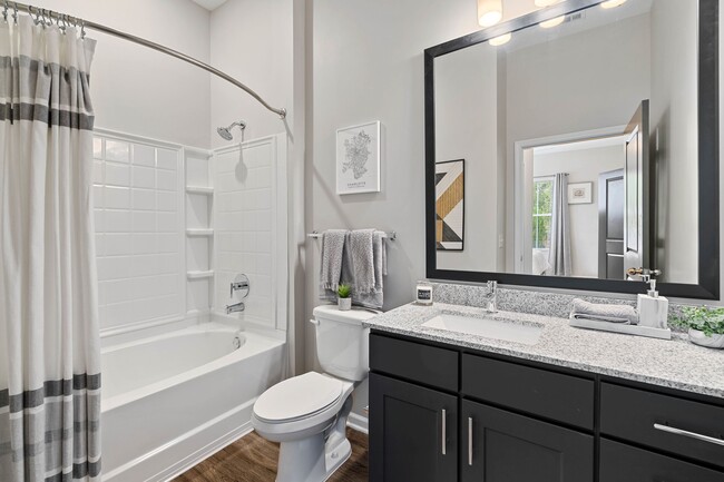 Spacious Bathroom at The Newton Apartments in Charlotte, NC - The Newton Apartments