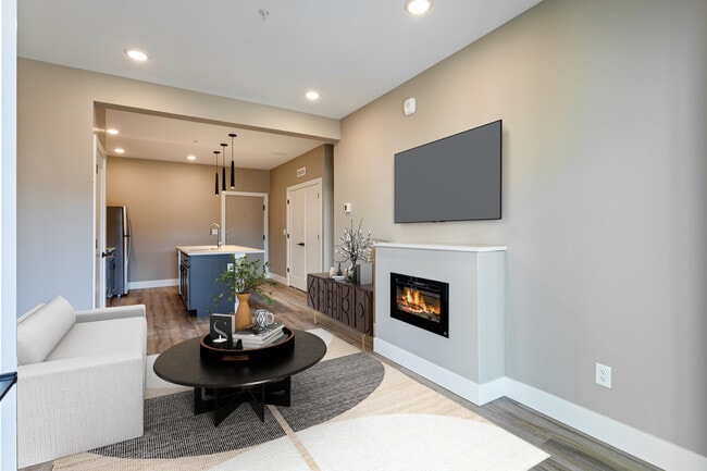 One bedroom staged - The Vantage 2370 Clark Fork Ln