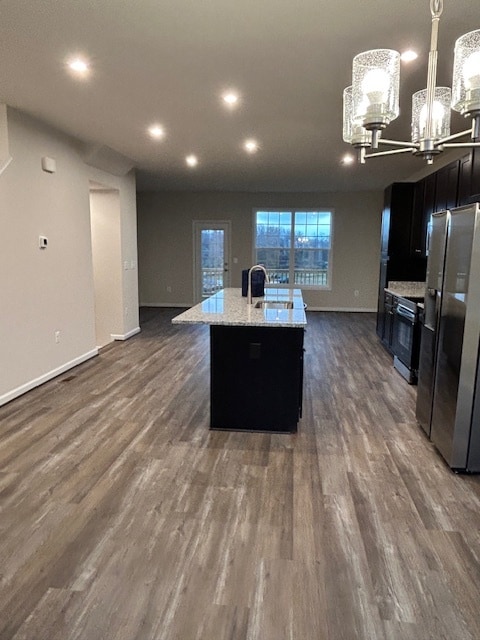 Open Kitchen Living and Dining area - 424 Willowshire Ct