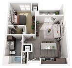 Floor Plan B3 | 22 Slate | Apartments in Madison, WI