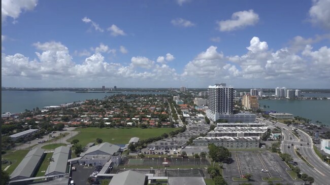 View from Livingroom - 7601 E Treasure Dr Condo Unit PH105