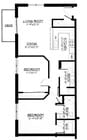 2 Bed / 2 Bath - 1,070 SF
