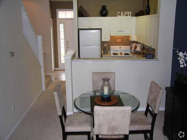 Magnolia Townhome Living Room/Dining Room - Estates at New Albany