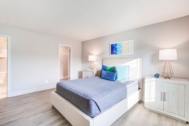Large Newly Renovated Bedrooms with Wood-Style Flooring, Oversized Windows & Great Closet Space - Creekside Village
