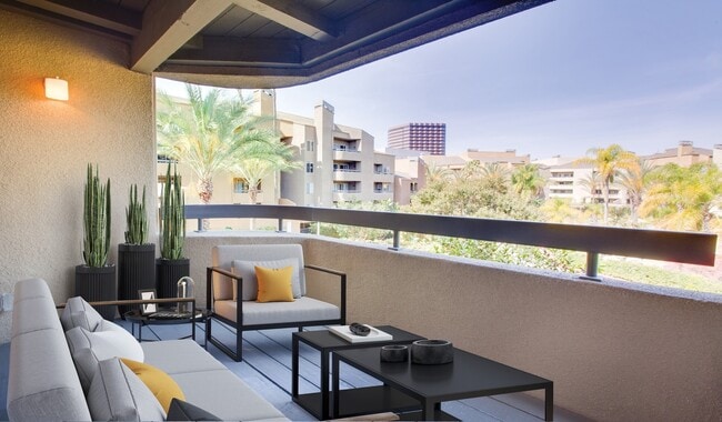 Get some fresh air on your private patio or balcony