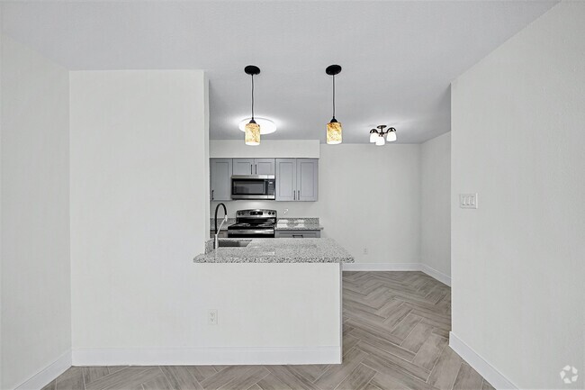 View of the kitchen  - 1st Floor - 8801 Hammerly Blvd Rental