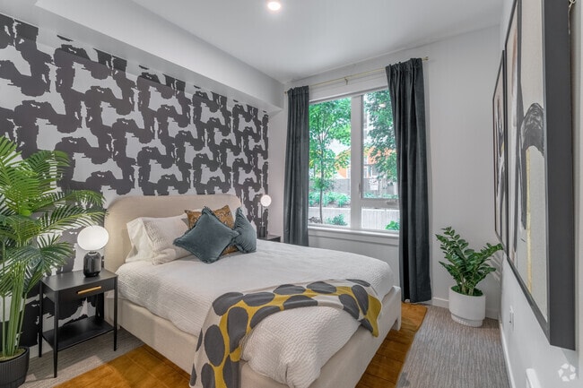 1BR, 1BA - 575SF - Bedroom - The Piper