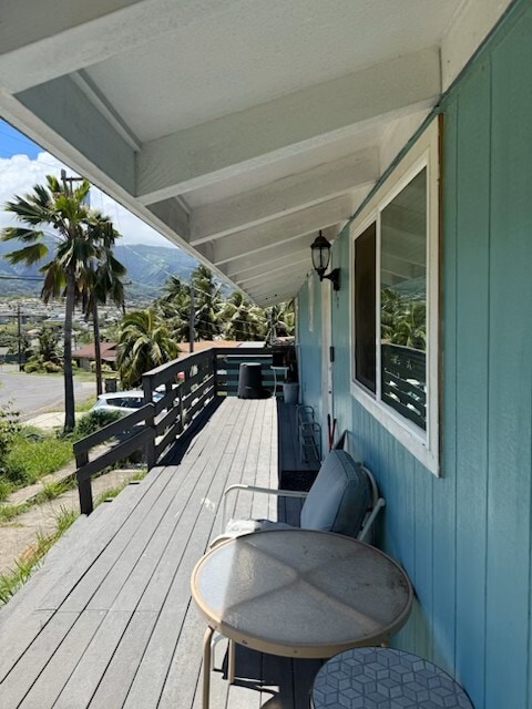 Front Deck - 698 Kaae Road Unit Main house