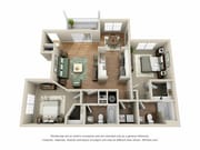 B1_2Bed_2Bath_1108 Sq Ft