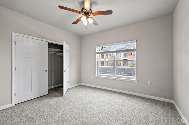 3BR, 2BA - 1,222SF - 1st Bedroom