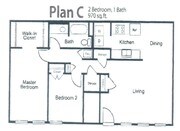 2BR/1BA
