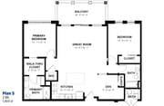 2BR, 2BA - 1303SF - Floorplan 5
