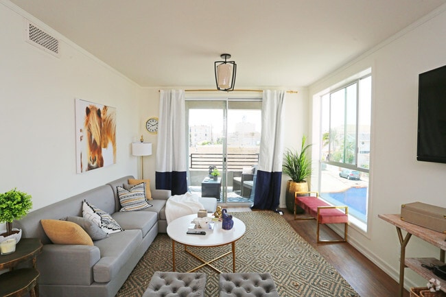 1BR, 1BA-Living Room