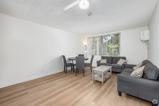 2BR, 2BA -unit 335-950 SF - Living Room