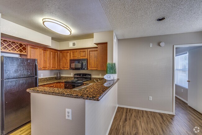 2 BR, 2 BA (Catalina) - 1000 pies cuadrados - Tower at Tropicana Luxury Apartments