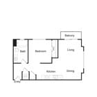 S8 | 1 bed 1 bath | 625 sq. ft.