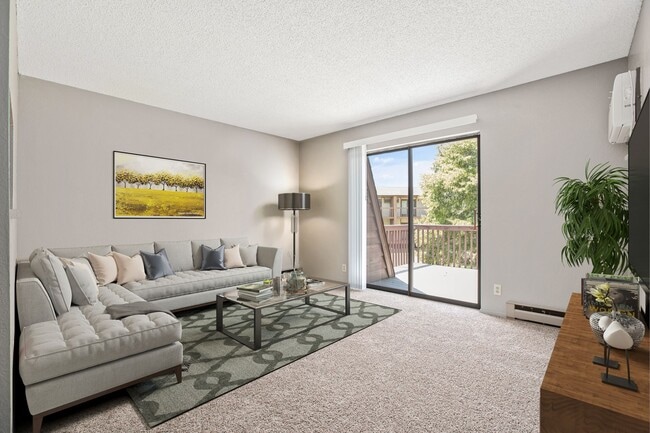 1BR, 1BA - 560SF - Living Room - Harvest Granger Apartments