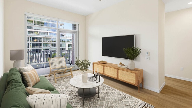 Living Room with Hard Surface Flooring