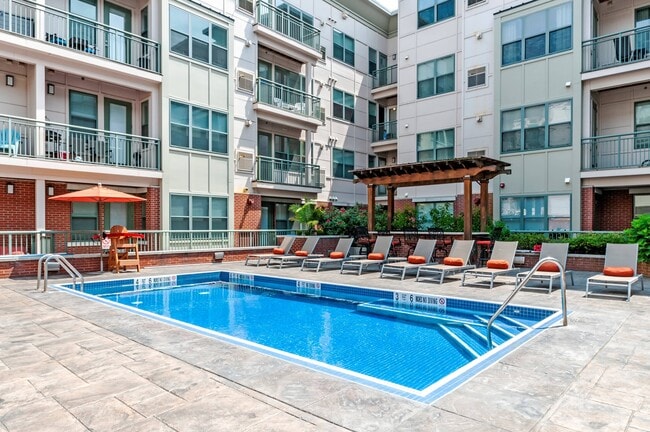 Take a dip in the heated resort-inspired pool