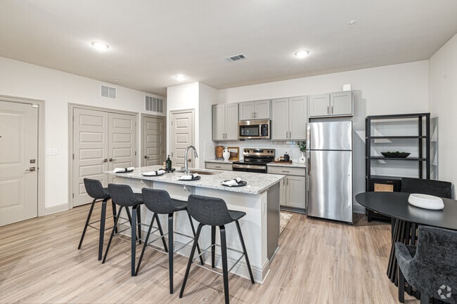 The Linen: 2BR, 2BA- Kitchen & Dining Room