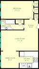 Mosside One Bedroom Floorplan