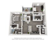 Atlantic At Grand Oaks - B-1- 2x2 - 2 Beds - 2 Baths - 1105 Sq. ft.