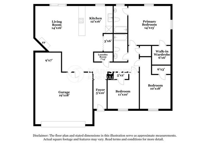 Photo - 3 Bedroom Pet-Friendly Home in Grand Prairie, TX with Main Street Renewal