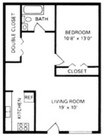 1BR/1BA