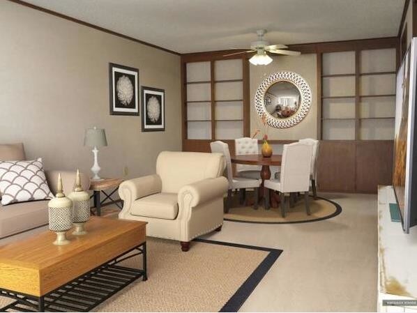 Classic 2 Bedroom Living/Dining