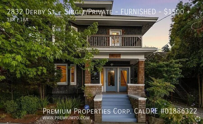 Building Photo - 2832 Derby St Unit Single/Private - FURNISHED - $1500 + Rental