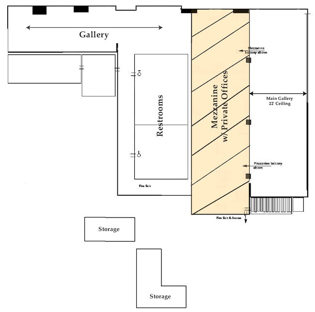 Suite 110 - Plano de planta - Warehouse Lofts