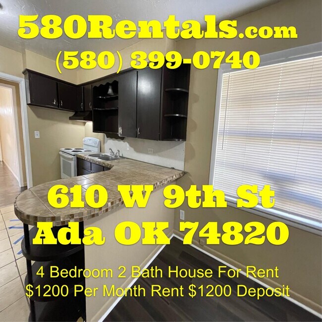 610 W 9th St Rental House Rental in Ada, OK